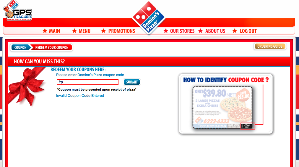 Domino's Offers & Coupon Codes Today